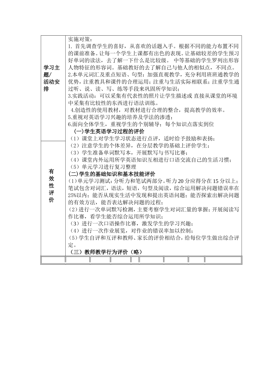 八英下Unit6课程纲要_第2页