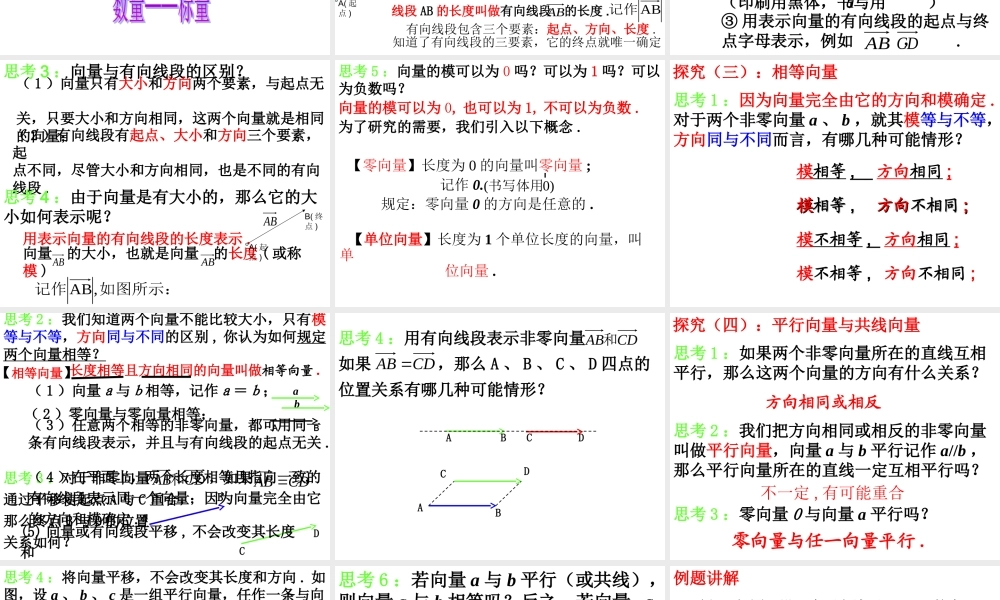 向量物理背景与概念