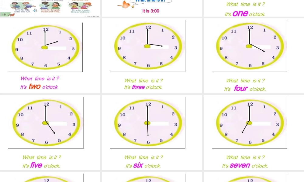 pep四年级英语下册unit2课件