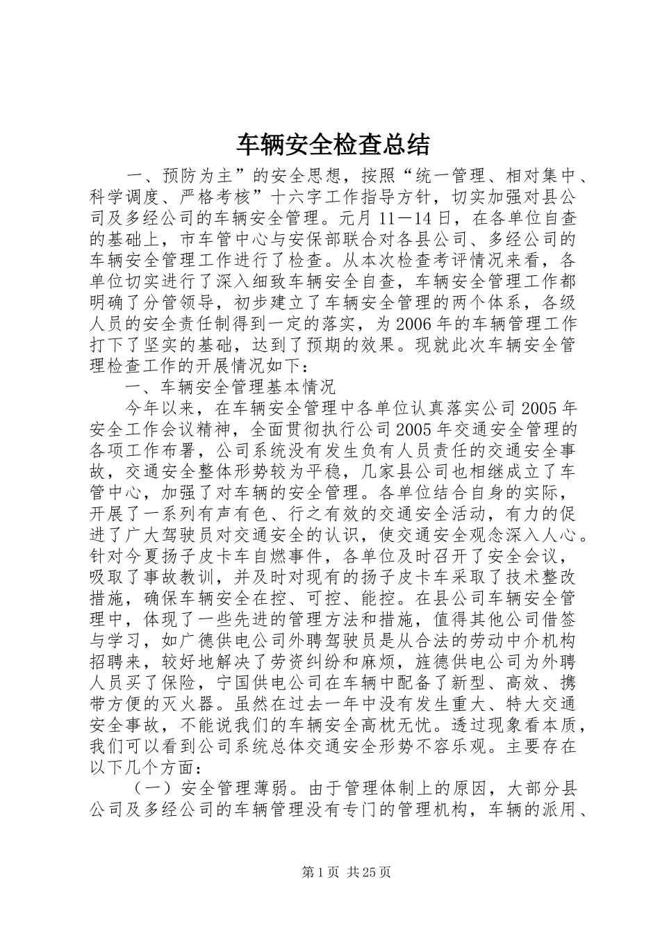车辆安全检查总结_1_第1页
