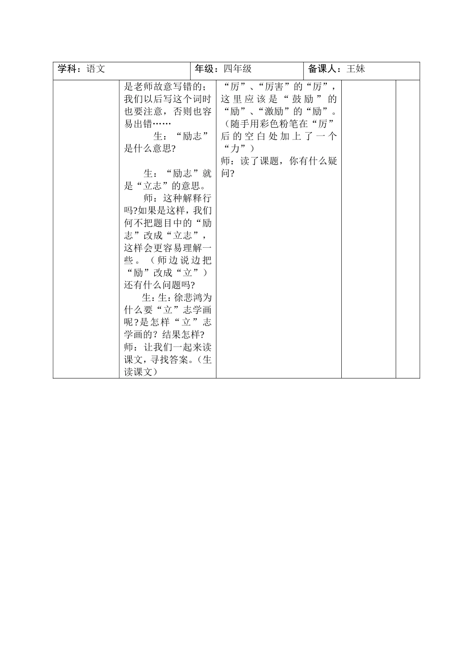 徐悲鸿励志学画第一课时_第2页