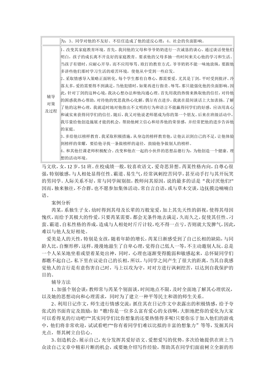 学生心理健康教育个案辅导问卷_第2页