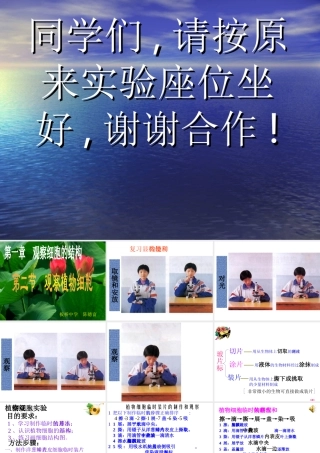 生物：第2单元第1章第2节观察植物细胞课件(人教版七年级上)