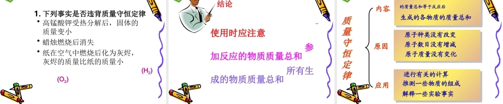 课题1 质量守恒定律课件