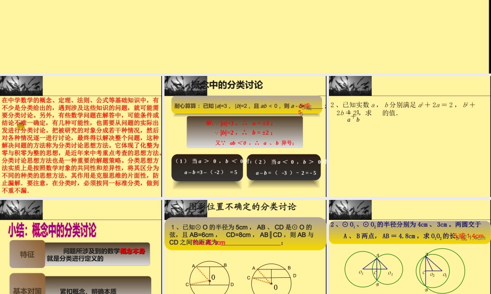 2013年中考数学专题复习