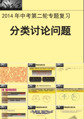 2013年中考数学专题复习