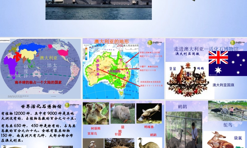 中学七年级地理下册84澳大利亚课件2（新版）新人教版