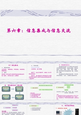 信息集成与信息交流