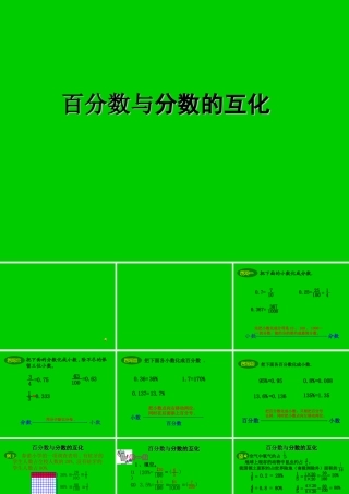 百分数与分数的互化 (2)