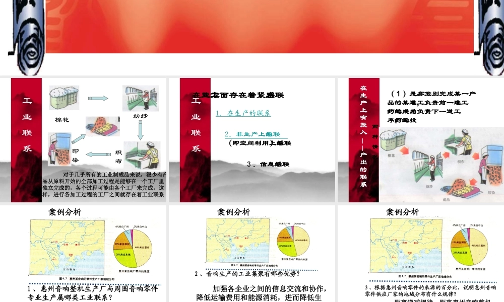 工业地域的形成
