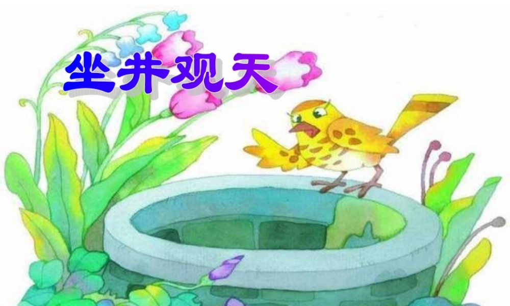 坐井观天PPT课件 