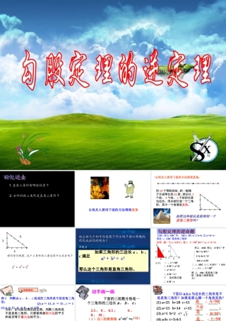 勾股定理逆定理 