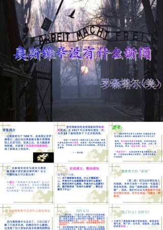 奥斯维辛没有什么新闻 (2)