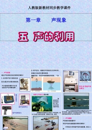 声的利用课件