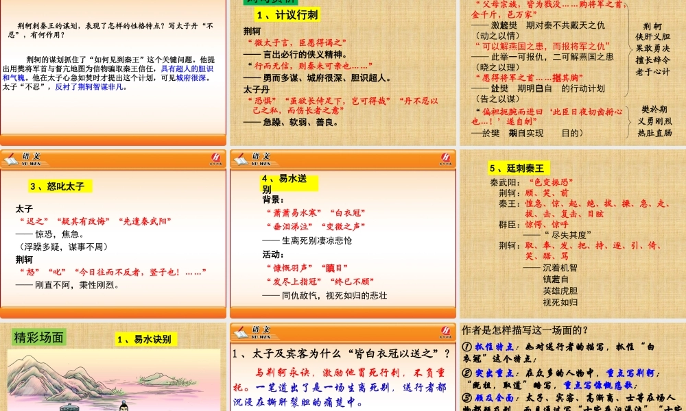 《荆轲刺秦王》PPT课件