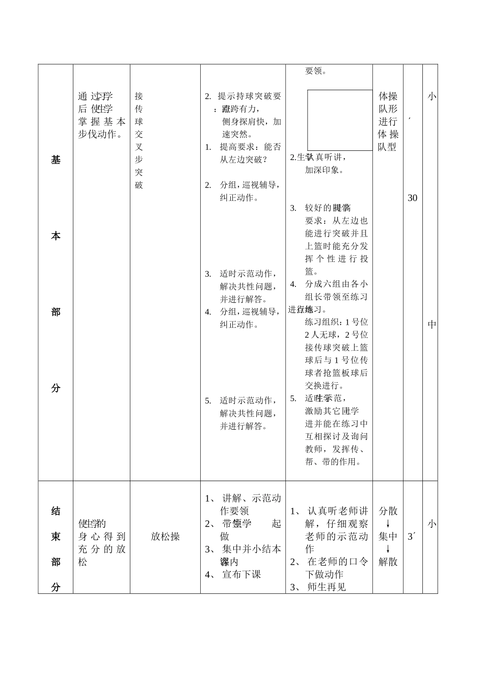 篮球综合教案5_第2页