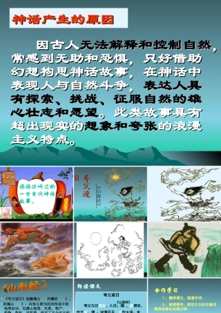 《夸父逐日》课件
