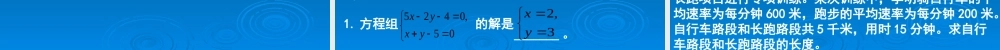 二元一次方程(组)