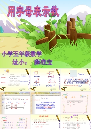 五数用字母表示数12