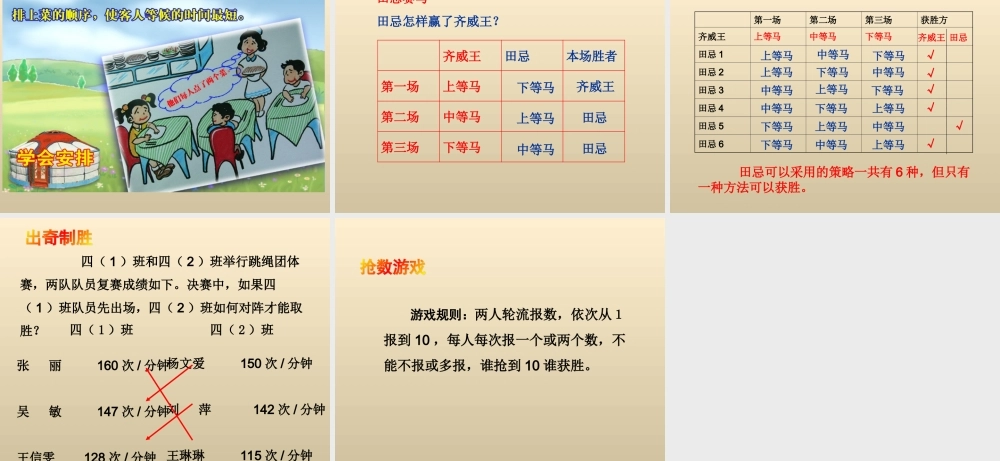 《数学广角——优化》课件