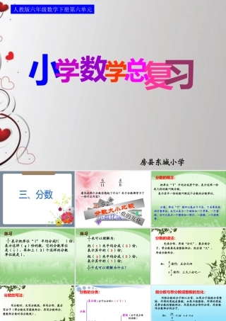 六下总：第三课时_数和代数—分数