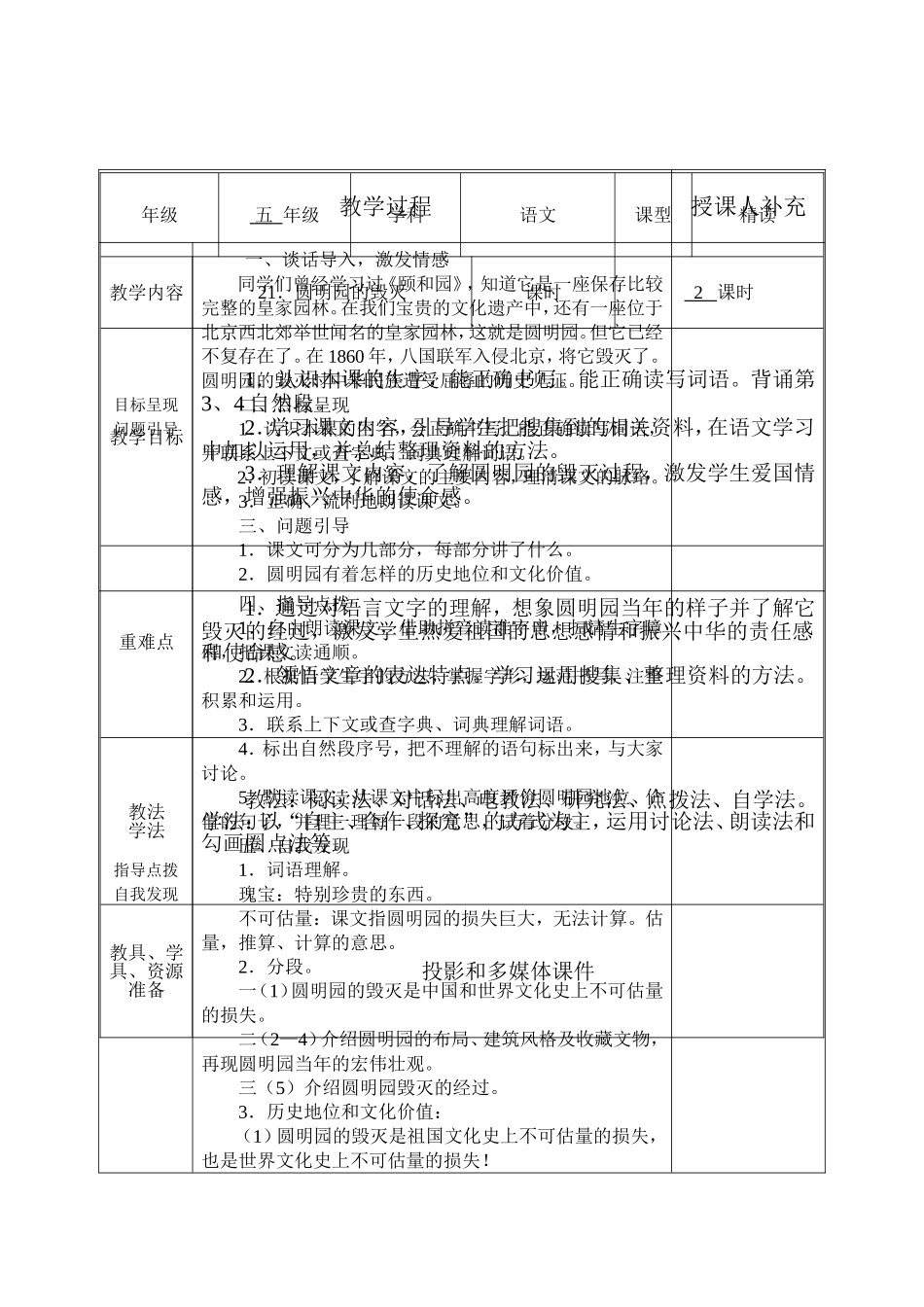 圆明园的毁灭 _第1页