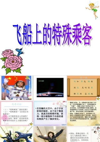 飞船上的特殊乘客(讲课用)