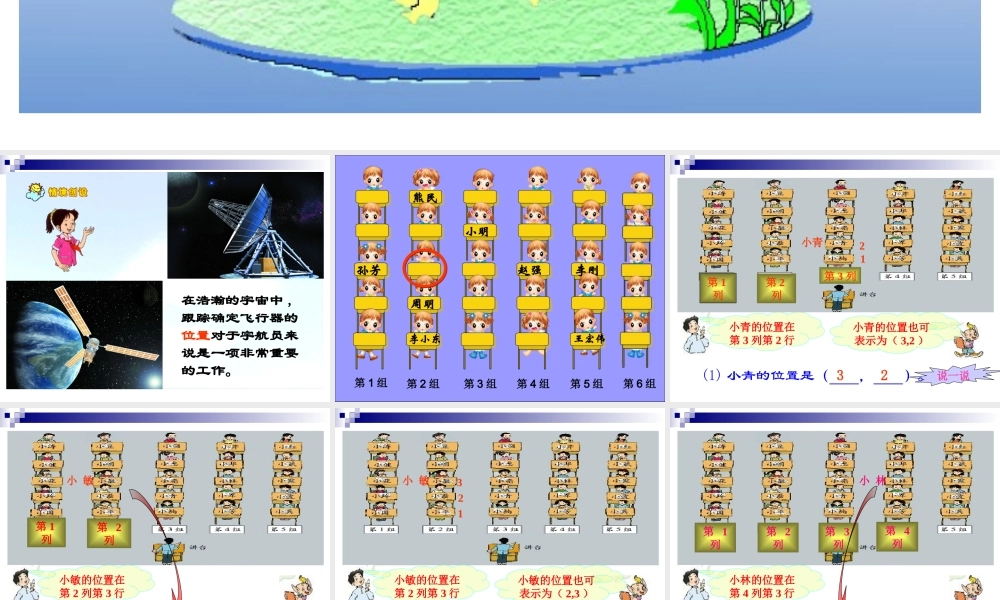 人教版六年级数学上册《位置》PPT课件