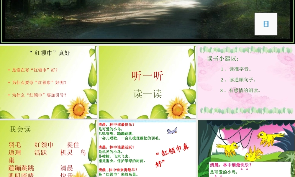 《红领巾真好》PPT课件