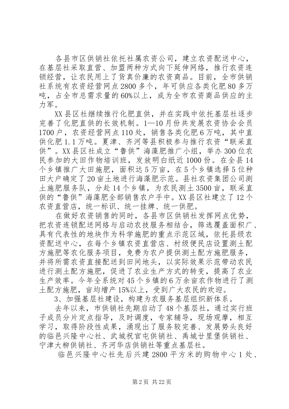 基层供销社终总结_第2页