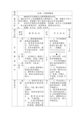 足球：正脚背踢球