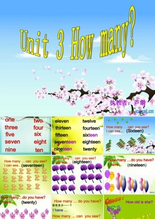 小学三年级英语下册Unit3课件Howmany-04PPT课件
