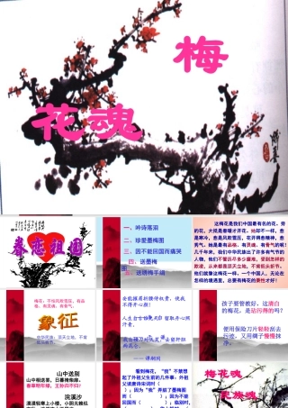 《梅花魂》课件4