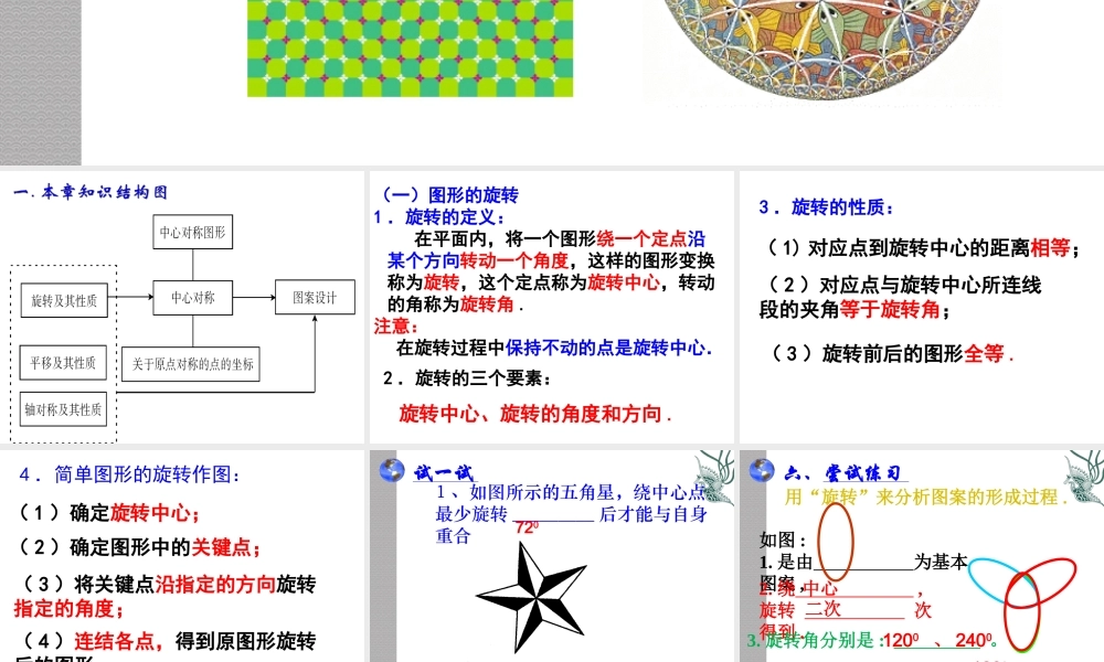 章旋转复习课件