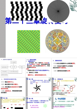 章旋转复习课件