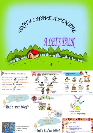 （人教PEP）六年级英语上册课件Unit4IhaveapenpalPartAlet'stalk