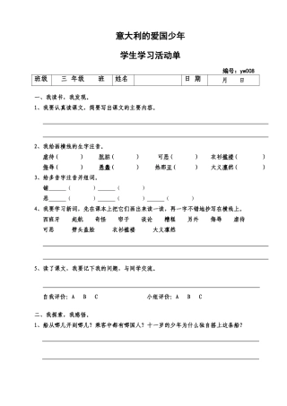 意大利的爱国少年008