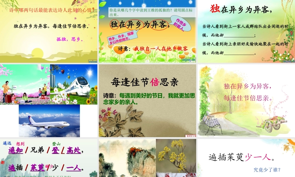 九月九日忆山东兄弟 (3)