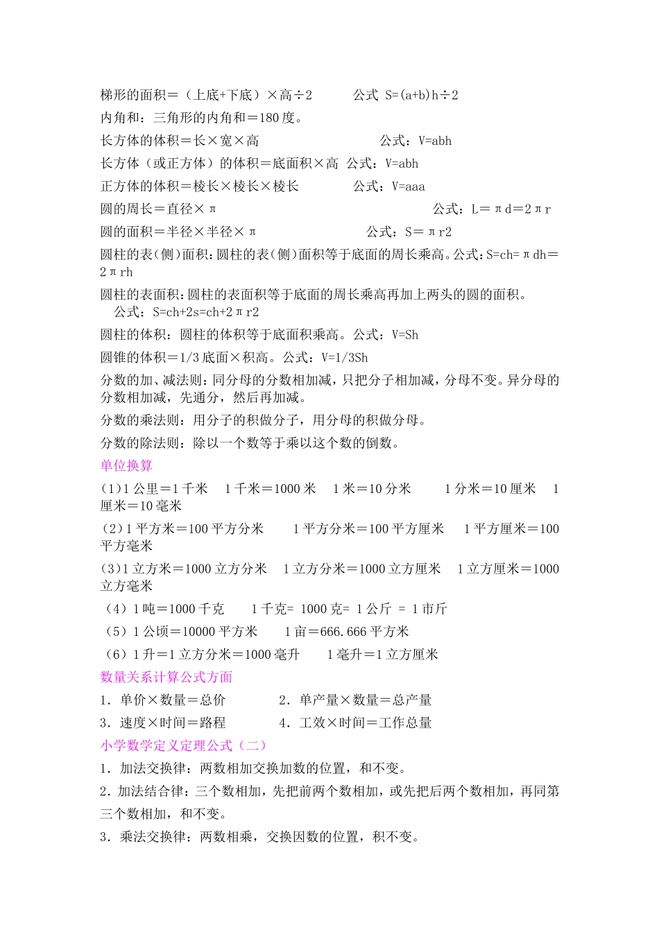 小学公式全集_第3页
