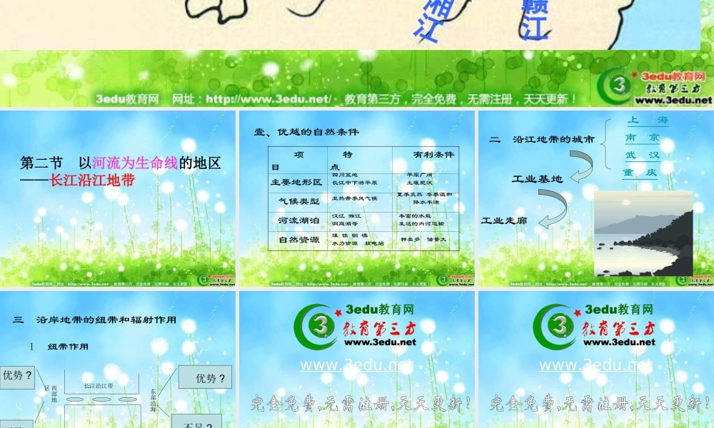 八年级地理长江