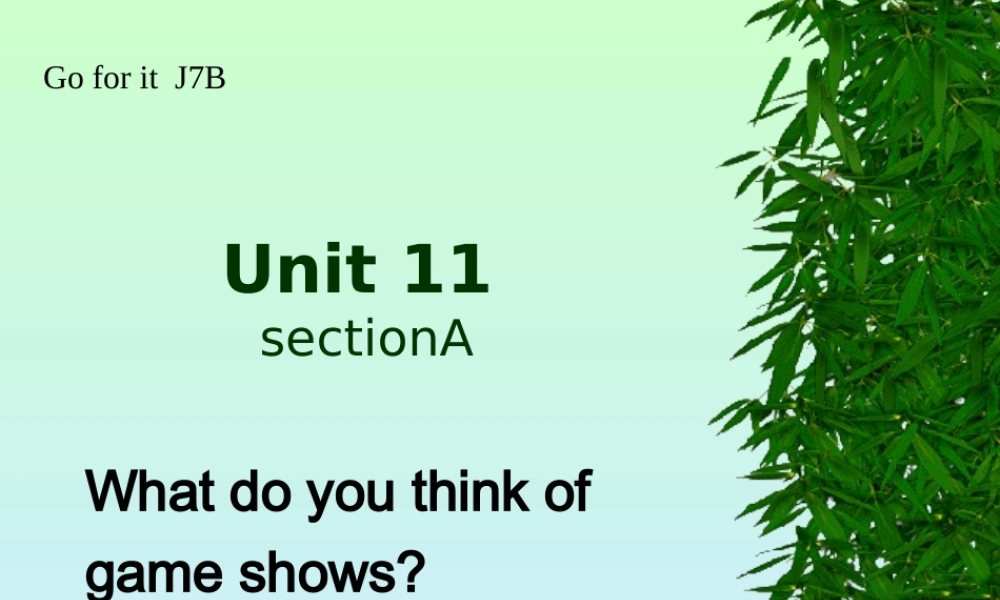 七下英语Unit11Whatdoyouthinkofgame优质课件7