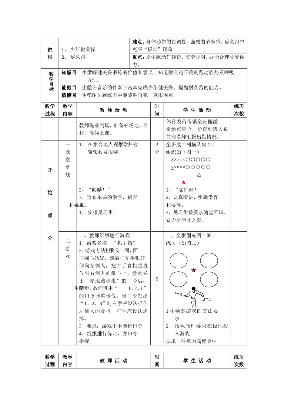 少年健美操与耐久跑_第1页