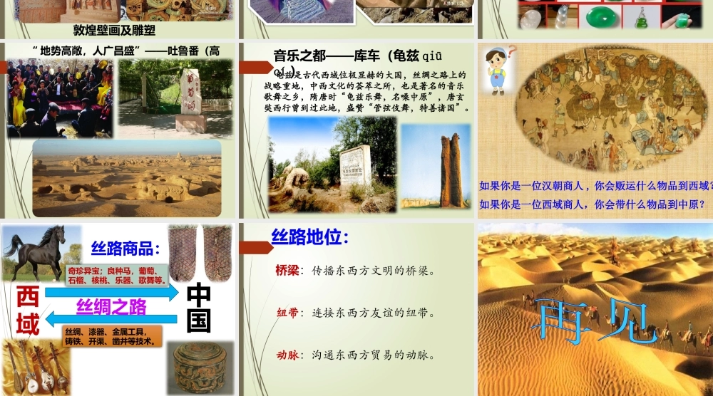 微课件—“丝绸之路”