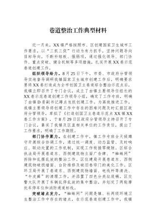 巷道整治工作典型材料