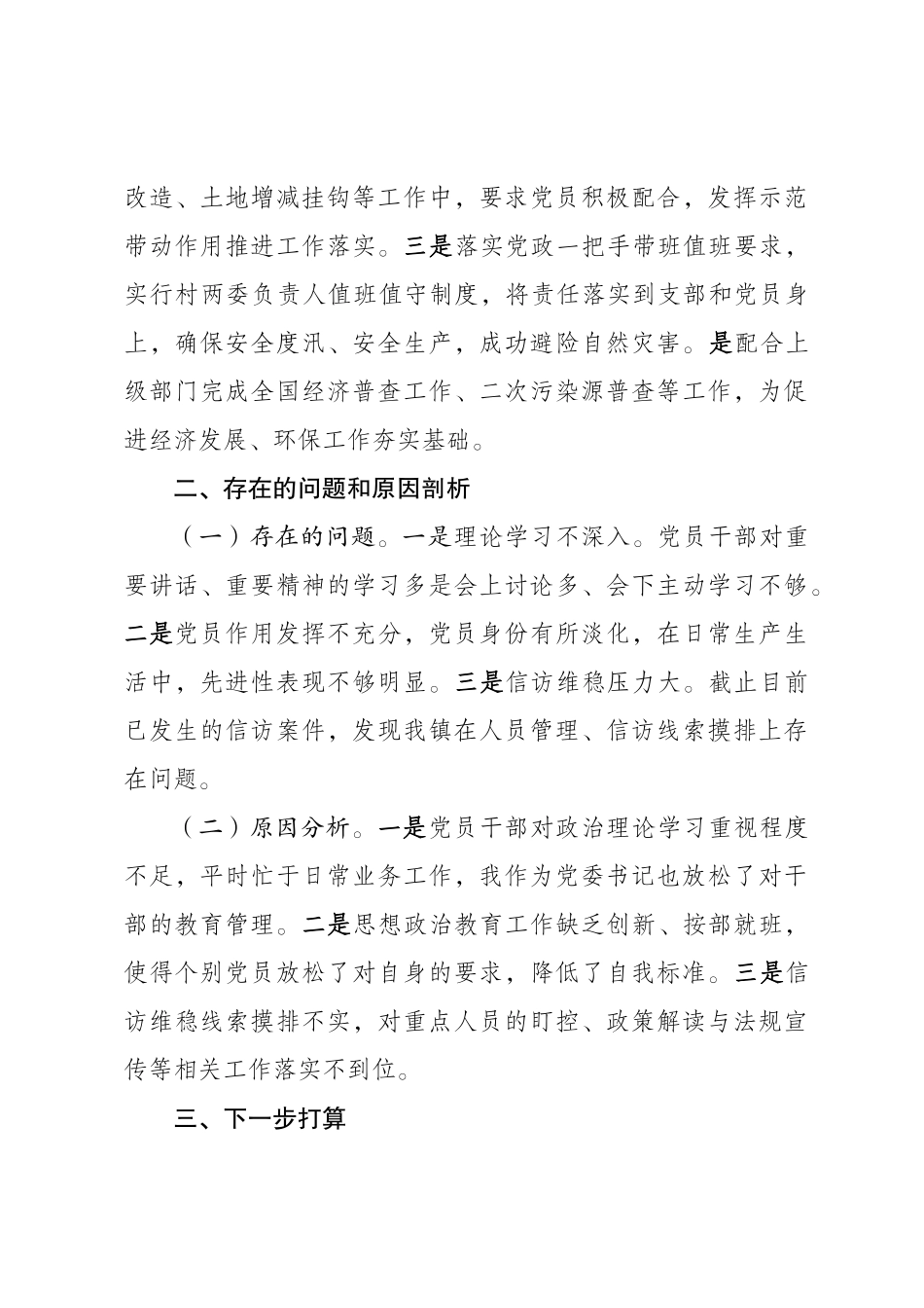 2019乡镇镇党建工作总结_第3页