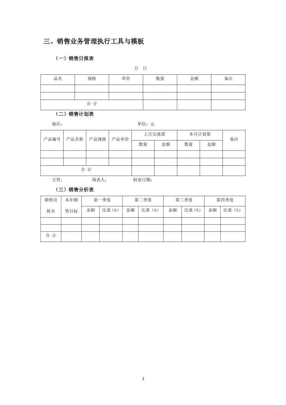 营销管理流程表格_第3页