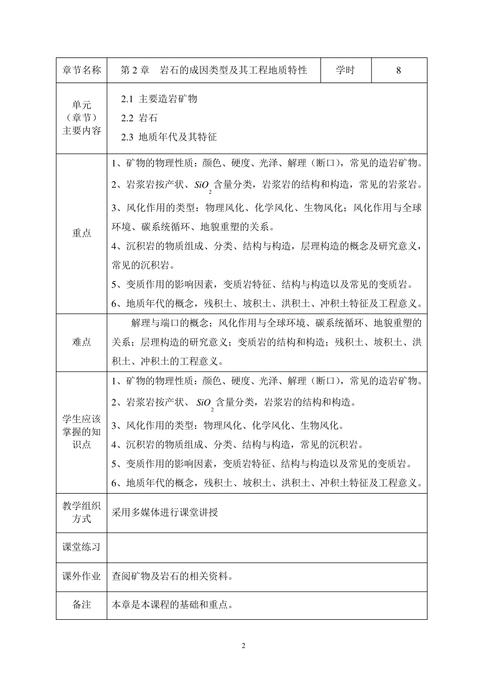 (完整word版)工程地质学教案_第2页