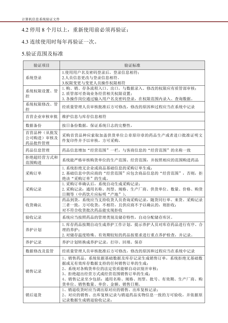 (已通过认证)药品GSP计算机信息系统验证方案_第3页