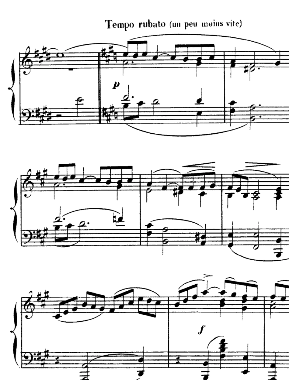 (德彪西)两首阿拉伯风格曲原版五线谱钢琴谱正谱_第3页