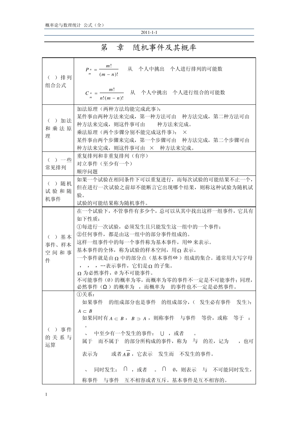 (浙大第四版)概率论与数理统计_第1页